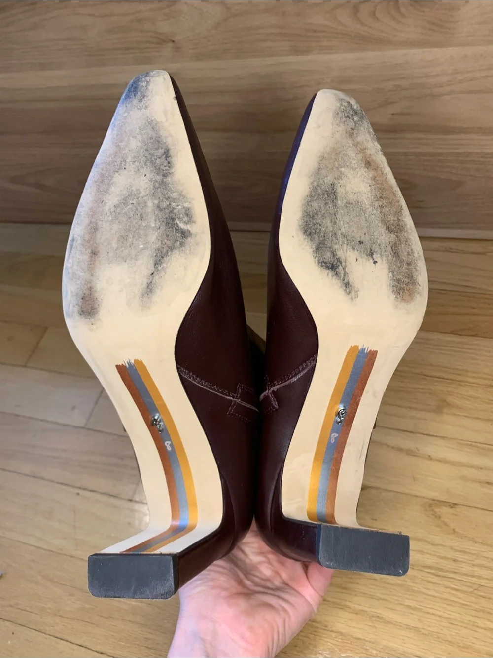 Sam Edelman Saige Ankle Boots - Size 8 DAMAGED - Picture 6 of 9